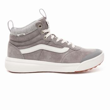 Panske Zimne Topanky Vans Wool Ultrarange Hi Mte Siva VA48DFKUH